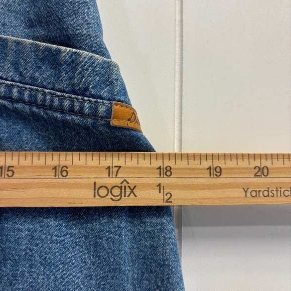 Vintage Dreams Womens Boho Western Cowgirl Denim Midi Skirt Size 8 Trad Wife - Picture 6 of 11